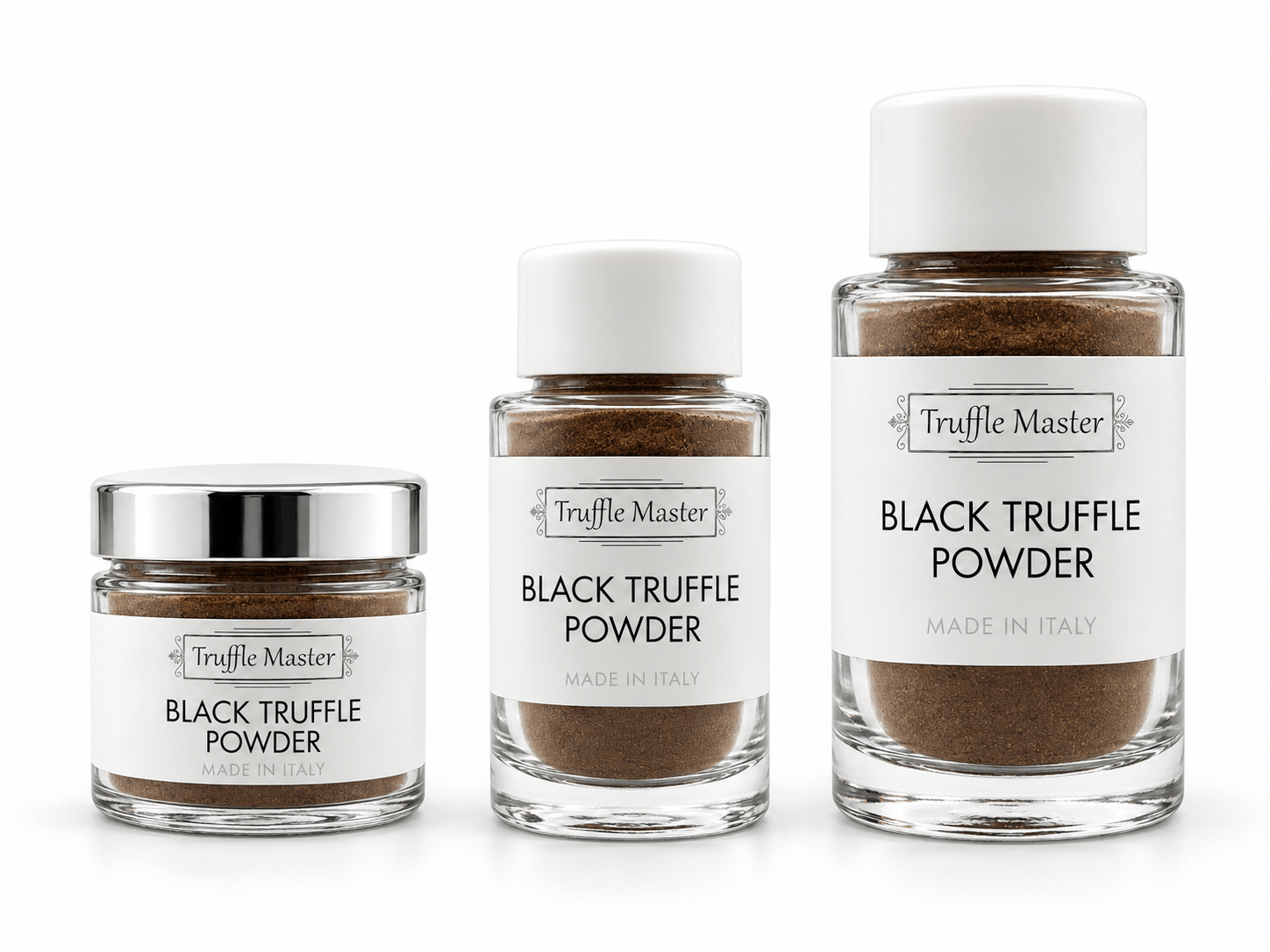 black truffle powder all 3 sizes