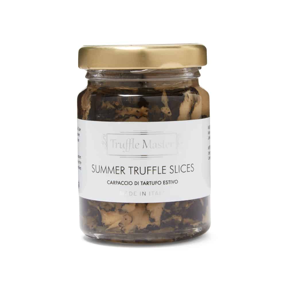 summer black truffle slices