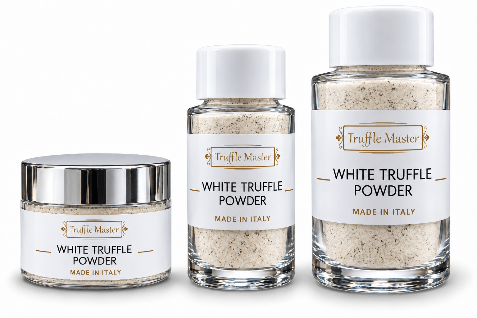 white truffle powder all 3 sizes