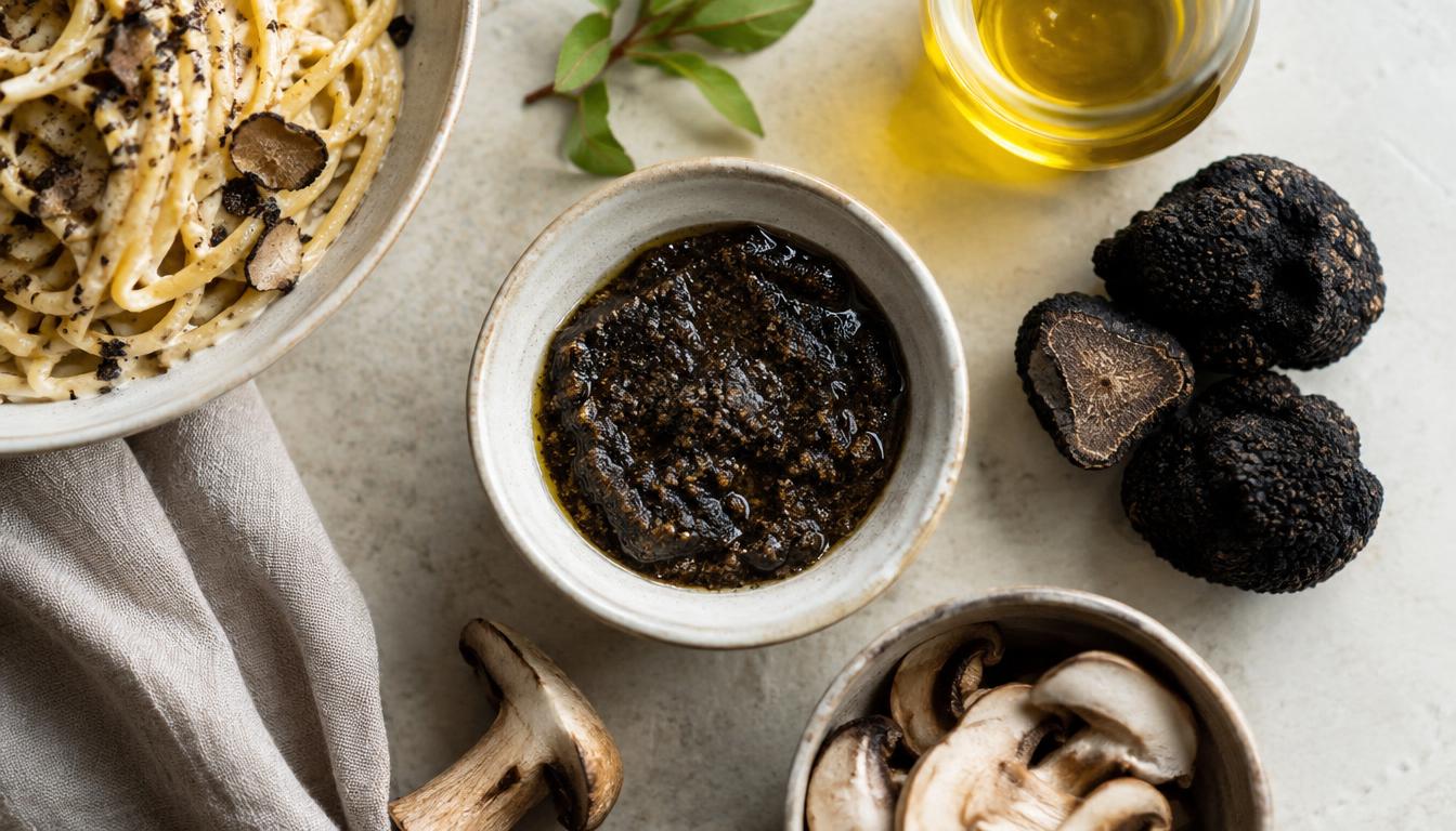 what is truffle sauce served in a bowl