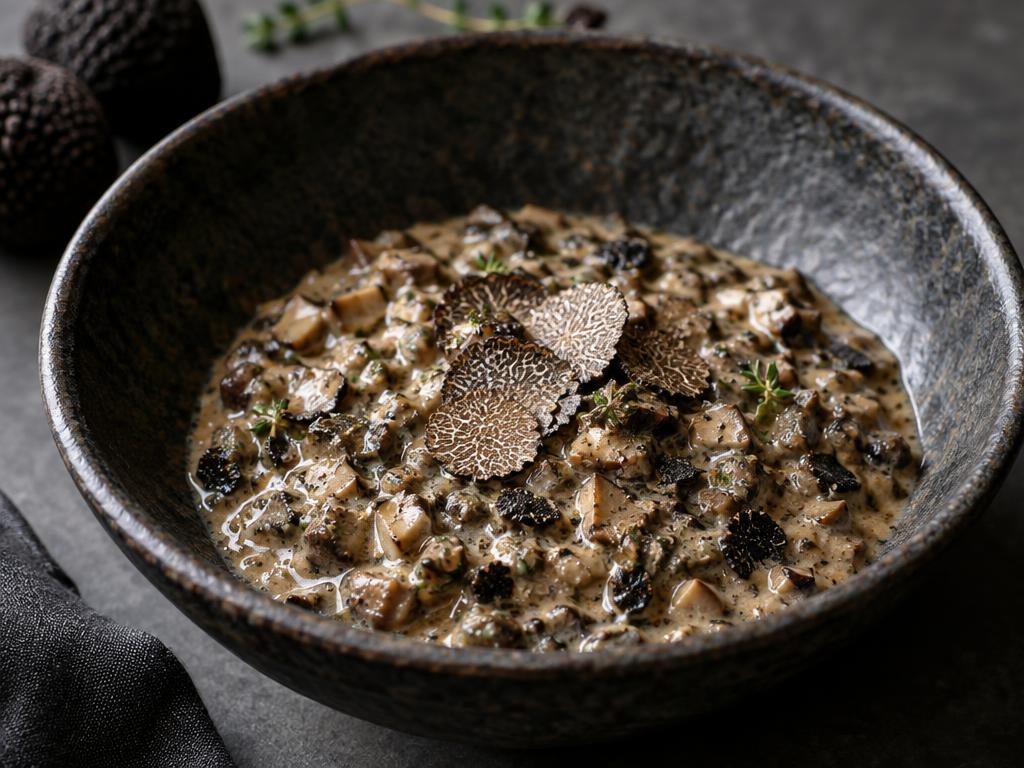 what is truffle sauce with mushrooms and black truffle